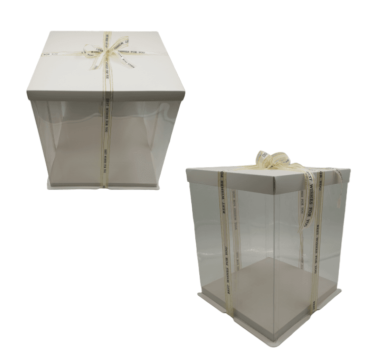 Caja Para Tarta Deluxe Blanca - 38,5 X 40 Cm 2 Caja Para Tarta Deluxe Blanca - 38,5 X 40 Cm - Imagen 2