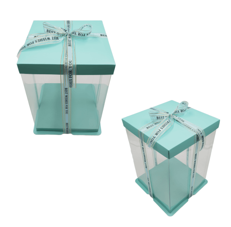 Caja Para Tarta Deluxe Azul - 38,5 X 40 Cm 3 Caja Para Tarta Deluxe Azul - 38,5 X 40 Cm - Imagen 3