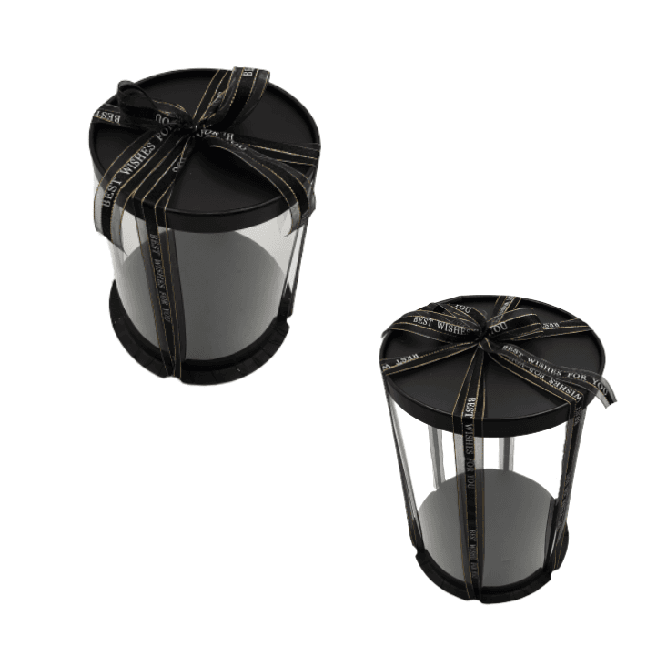 Caja Para Tarta Deluxe Negra - Ø 18 / H 23 Cm 2 Caja Para Tarta Deluxe Negra - Ø 18 / H 23 Cm - Imagen 2
