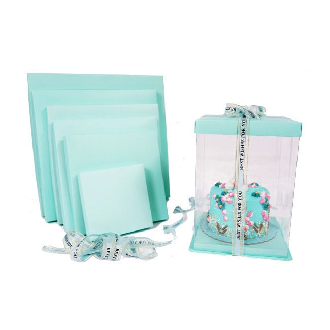 Caja Para Tarta Deluxe Azul - 38,5 X 40 Cm 2 Caja Para Tarta Deluxe Azul - 38,5 X 40 Cm - Imagen 2