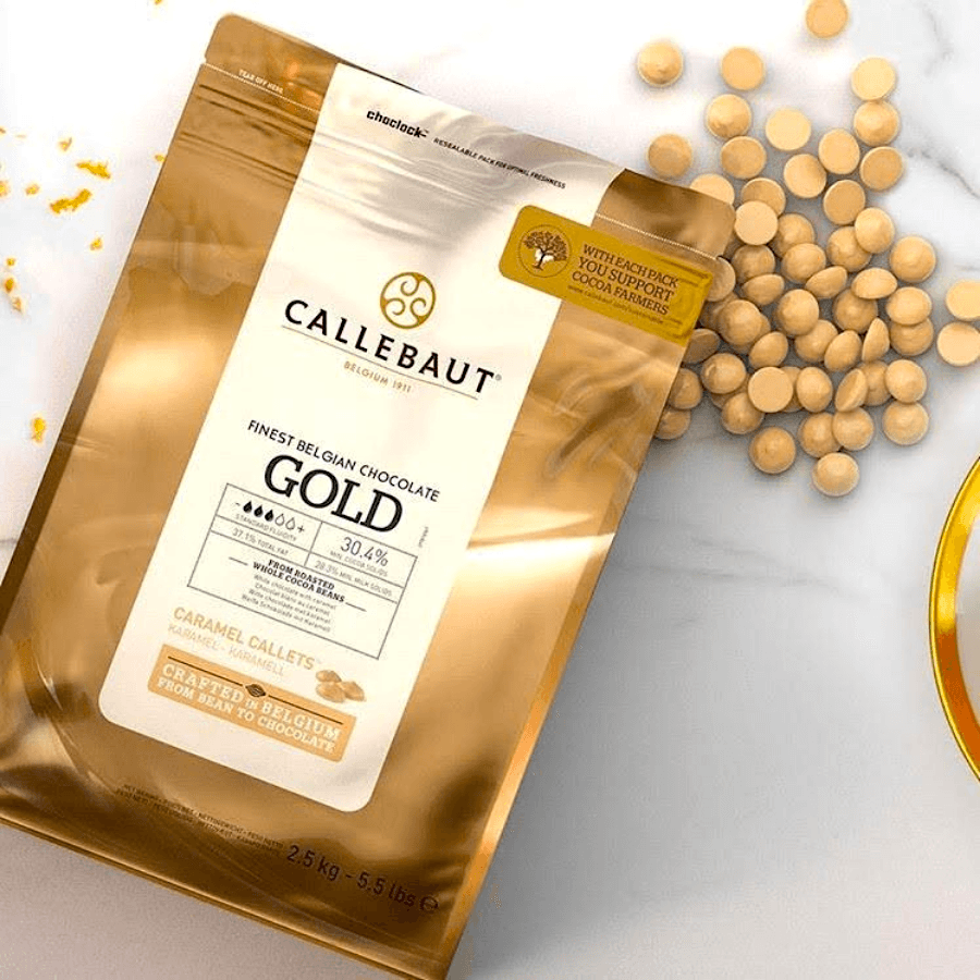 Callets De Chocolate Caramelizado Gold Callebaut - 2,5 Kg 5 Callets De Chocolate Caramelizado Gold Callebaut - 2,5 Kg - Imagen 5