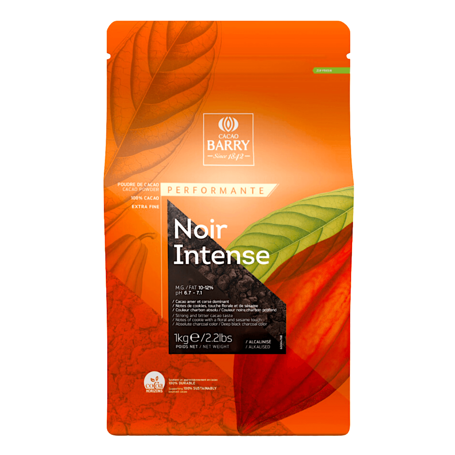 Cacao En Polvo (100 %) Cacao Barry - "noir Intense" 1 Kg 1 Cacao En Polvo (100 %) Cacao Barry - "noir Intense" 1 Kg
