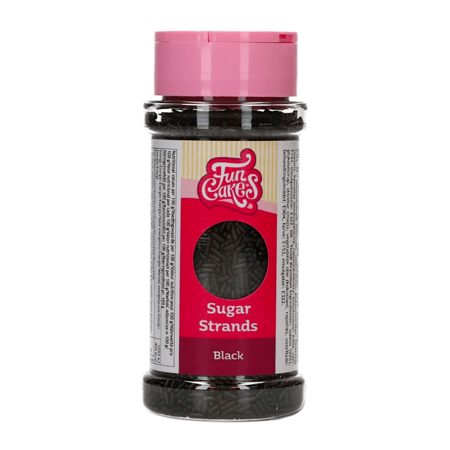 Fideos De Azucar Funcakes - Negros (80 G) 2 Fideos De Azucar Funcakes - Negros (80 G) - Imagen 2