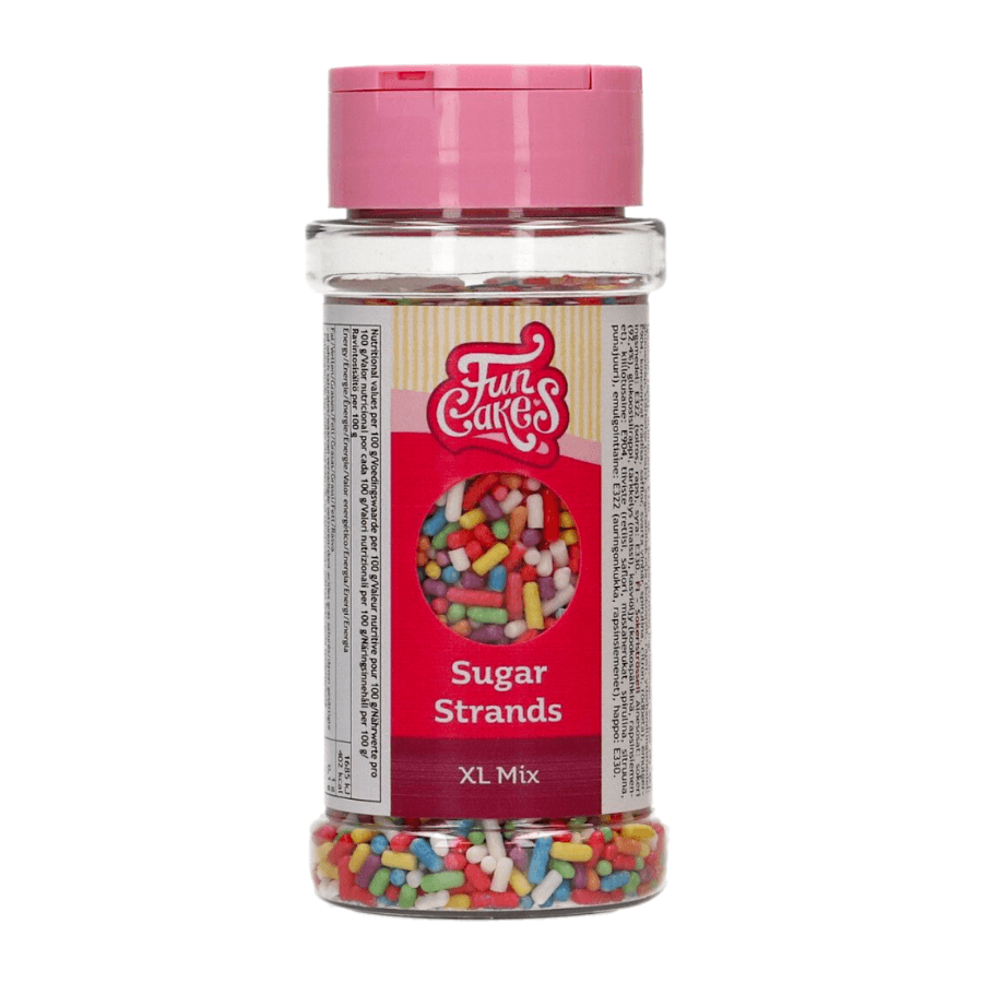 Fideos De Azucar Funcakes - Mix Colores Xl (70 G) 2 Fideos De Azucar Funcakes - Mix Colores Xl (70 G) - Imagen 2