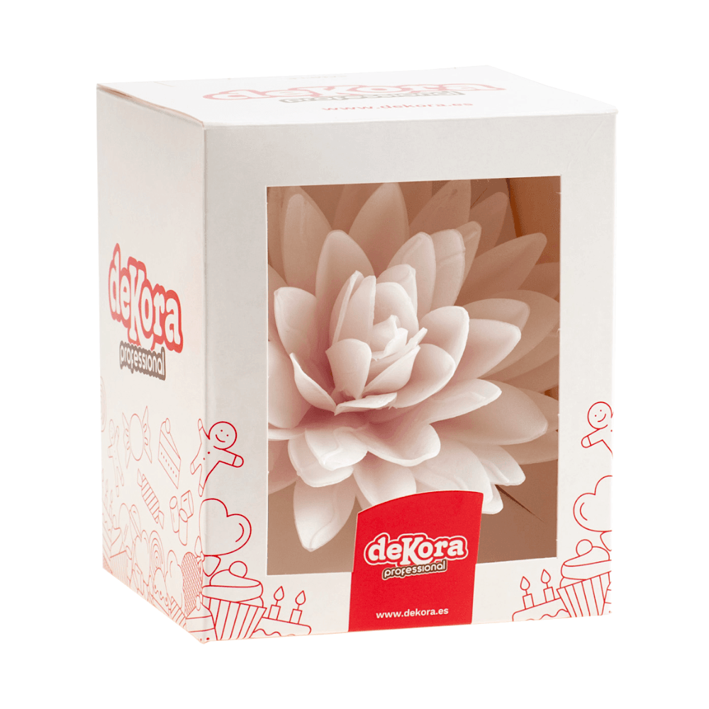 Flor De Oblea Gigante Dekora - Flor De OtoÑo (color Rosado) 2 Flor De Oblea Gigante Dekora - Flor De OtoÑo (color Rosado) - Imagen 2