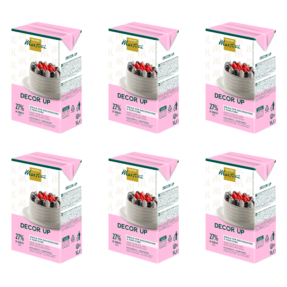 Nata Vegetal Decor Up 1 L (6 Unidades) 2 Nata Vegetal Decor Up 1 L (6 Unidades) - Imagen 2