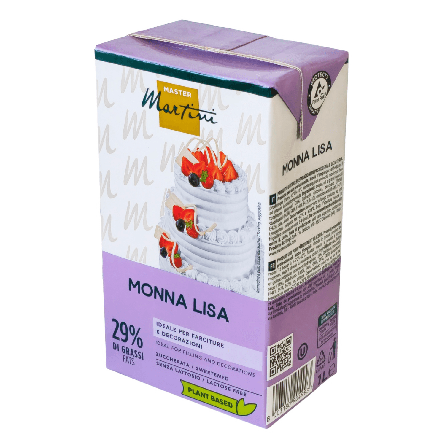 Nata Vegetal Monna Lisa Pro - 1 L (3 Unidades) 1 Nata Vegetal Monna Lisa Pro - 1 L (3 Unidades)