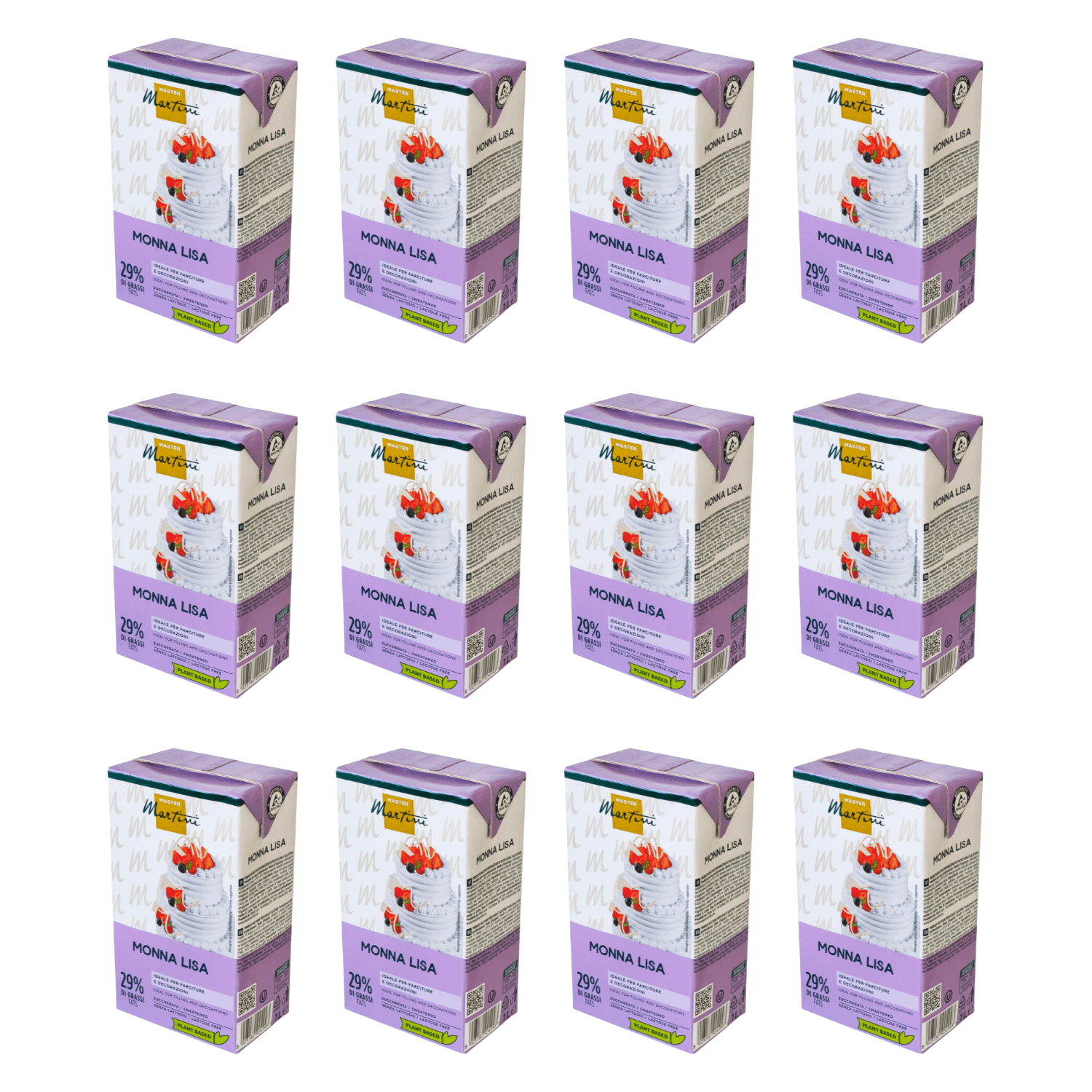 Nata Vegetal Monna Lisa Pro - 1 L (12 Unidades) 2 Nata Vegetal Monna Lisa Pro - 1 L (12 Unidades) - Imagen 2