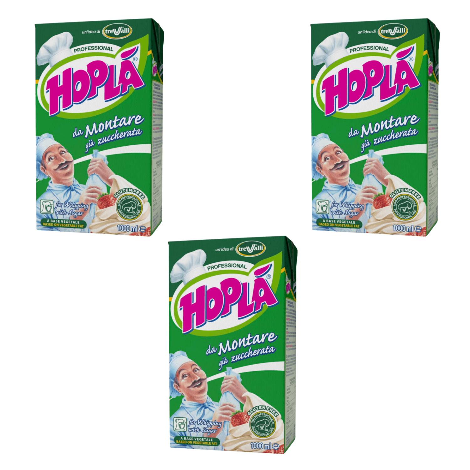Nata Vegetal Azucarada Hopla 1 L - (3 Unidades) 2 Nata Vegetal Azucarada Hopla 1 L - (3 Unidades) - Imagen 2