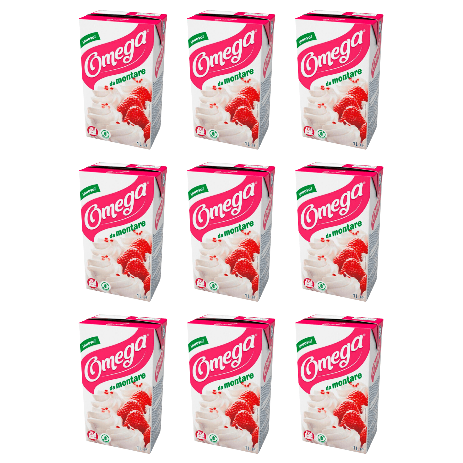 Nata Vegetal Omega 1 L - (9 Unidades) 2 Nata Vegetal Omega 1 L - (9 Unidades) - Imagen 2