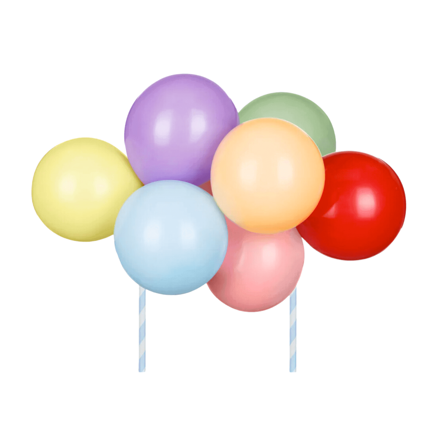 Topper Para Tarta Globos Partydeco - Arcoiris 1 Topper Para Tarta Globos Partydeco - Arcoiris