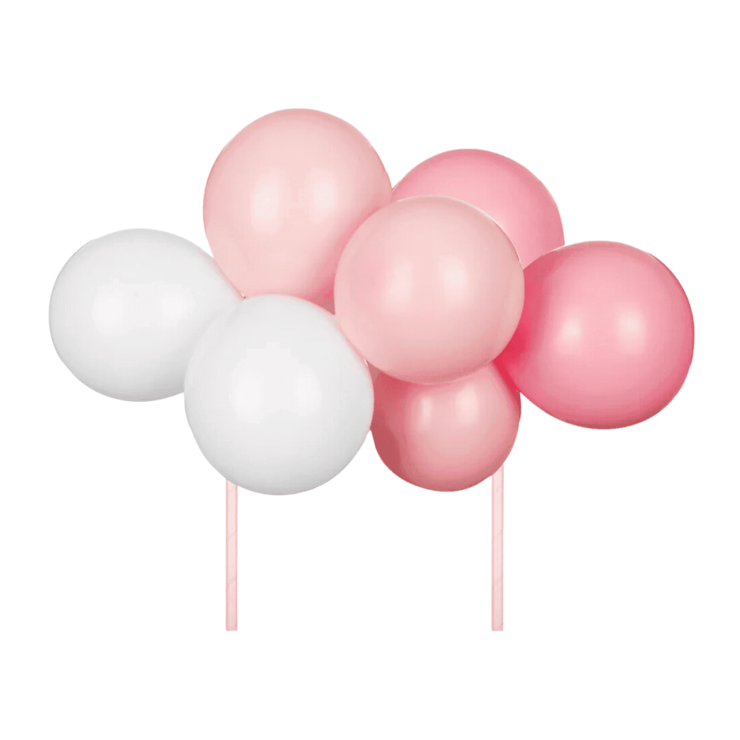 Topper Para Tarta Globos Partydeco - Rosas 1 Topper Para Tarta Globos Partydeco - Rosas