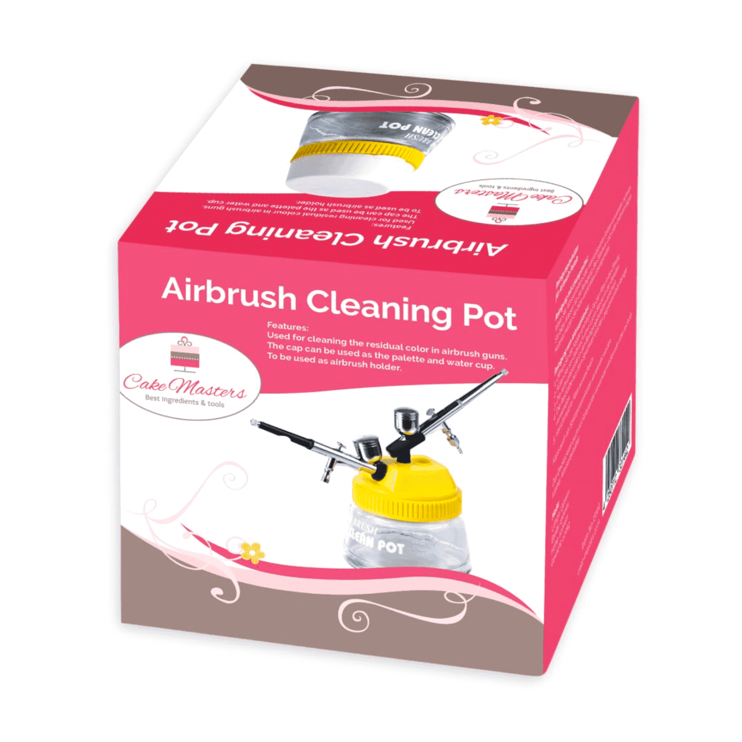 Bote De Limpieza Para Aerografo - Cake Masters 1 Bote De Limpieza Para Aerografo - Cake Masters