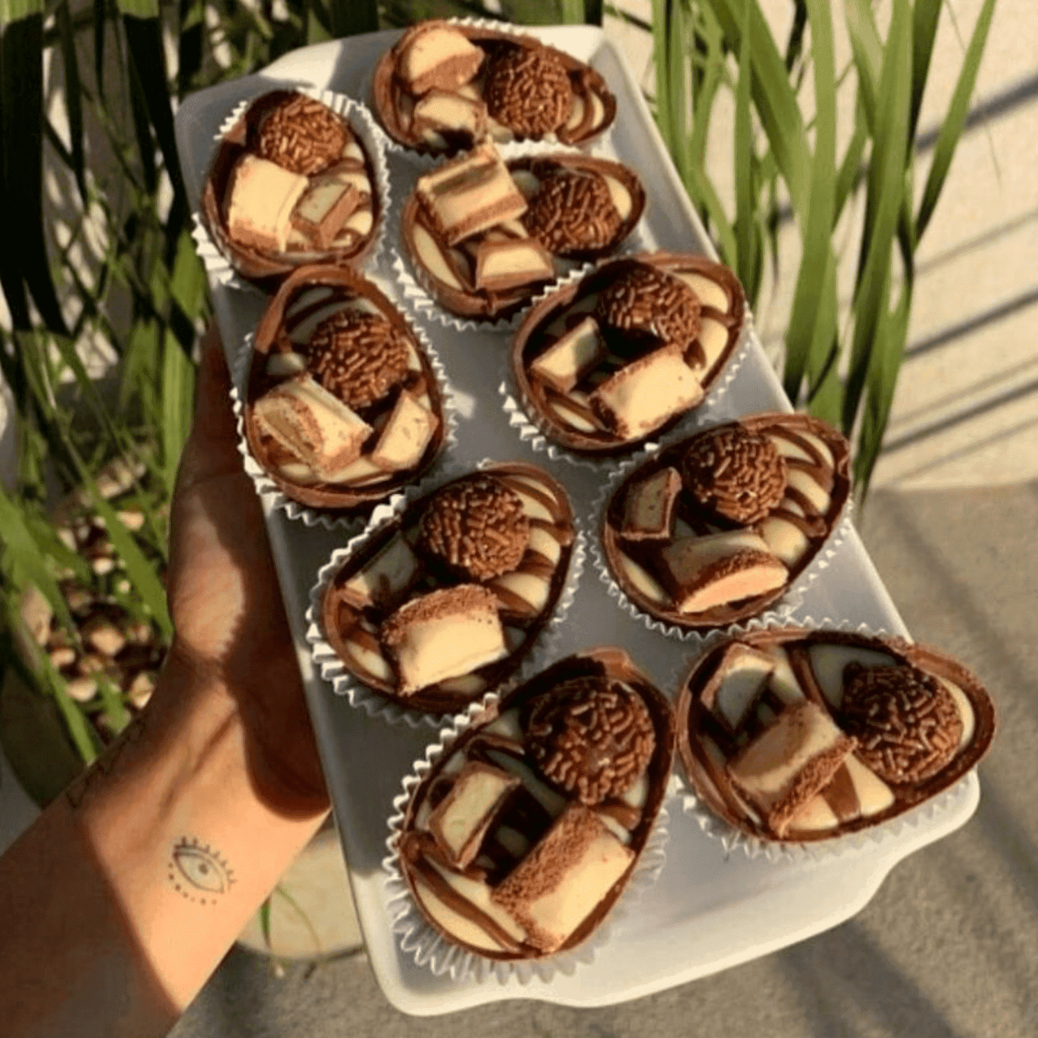 Molde Para Chocolate Bwb - Huevos Lisos (10 Cavidades) 2 Molde Para Chocolate Bwb - Huevos Lisos (10 Cavidades) - Imagen 2