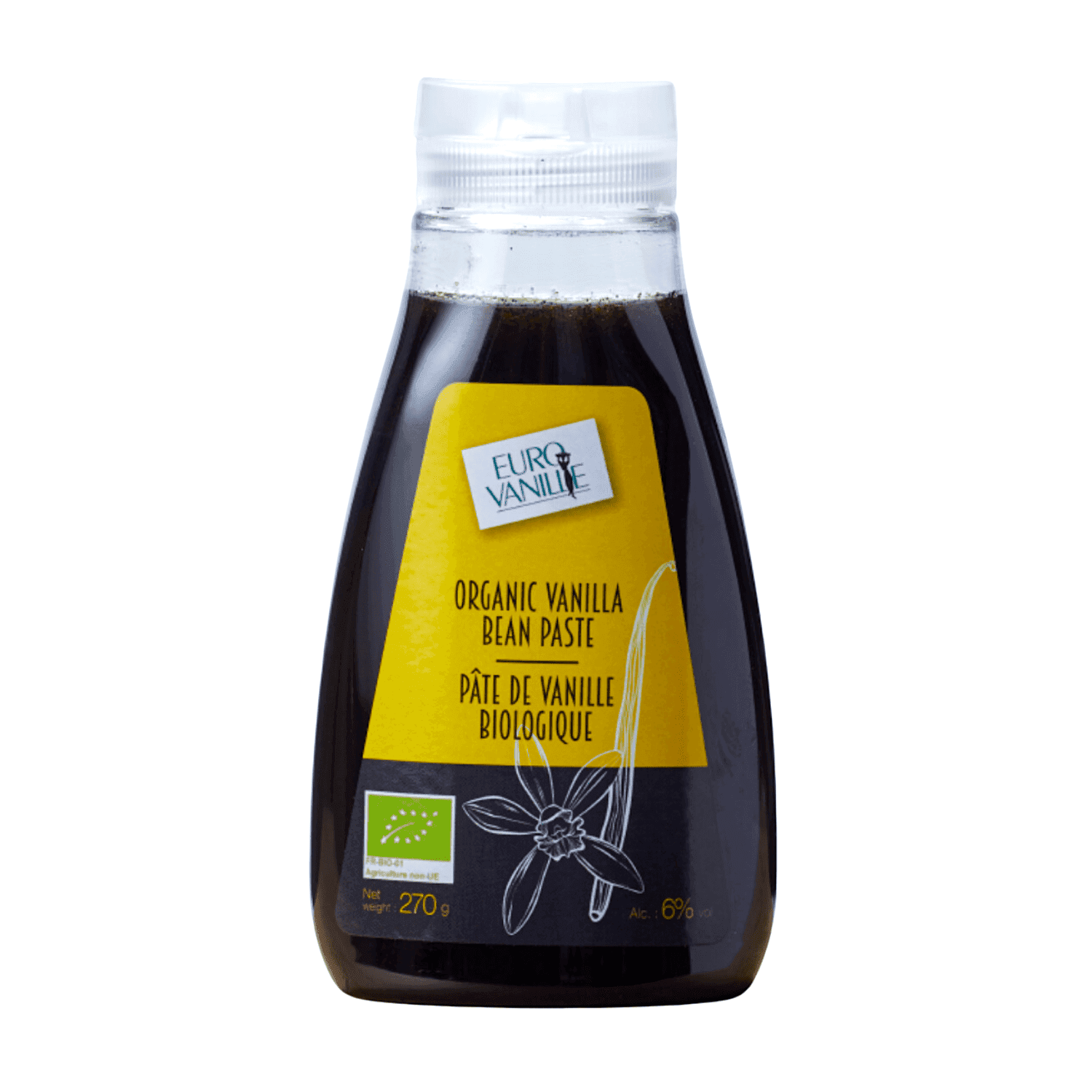 Pasta De Vainilla Bourbon Bio Eurovanille - 270 G 1 Pasta De Vainilla Bourbon Bio Eurovanille - 270 G
