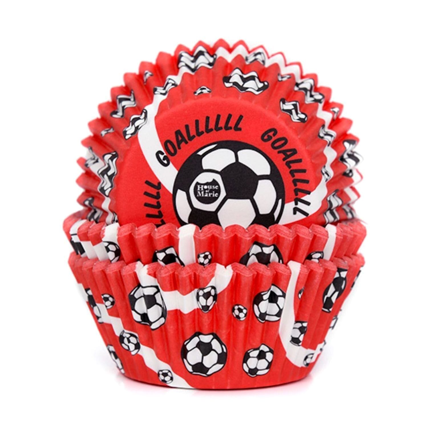 Capsulas Cupcake "house Of Marie" - Futbol Rojas 1 Capsulas Cupcake "house Of Marie" - Futbol Rojas