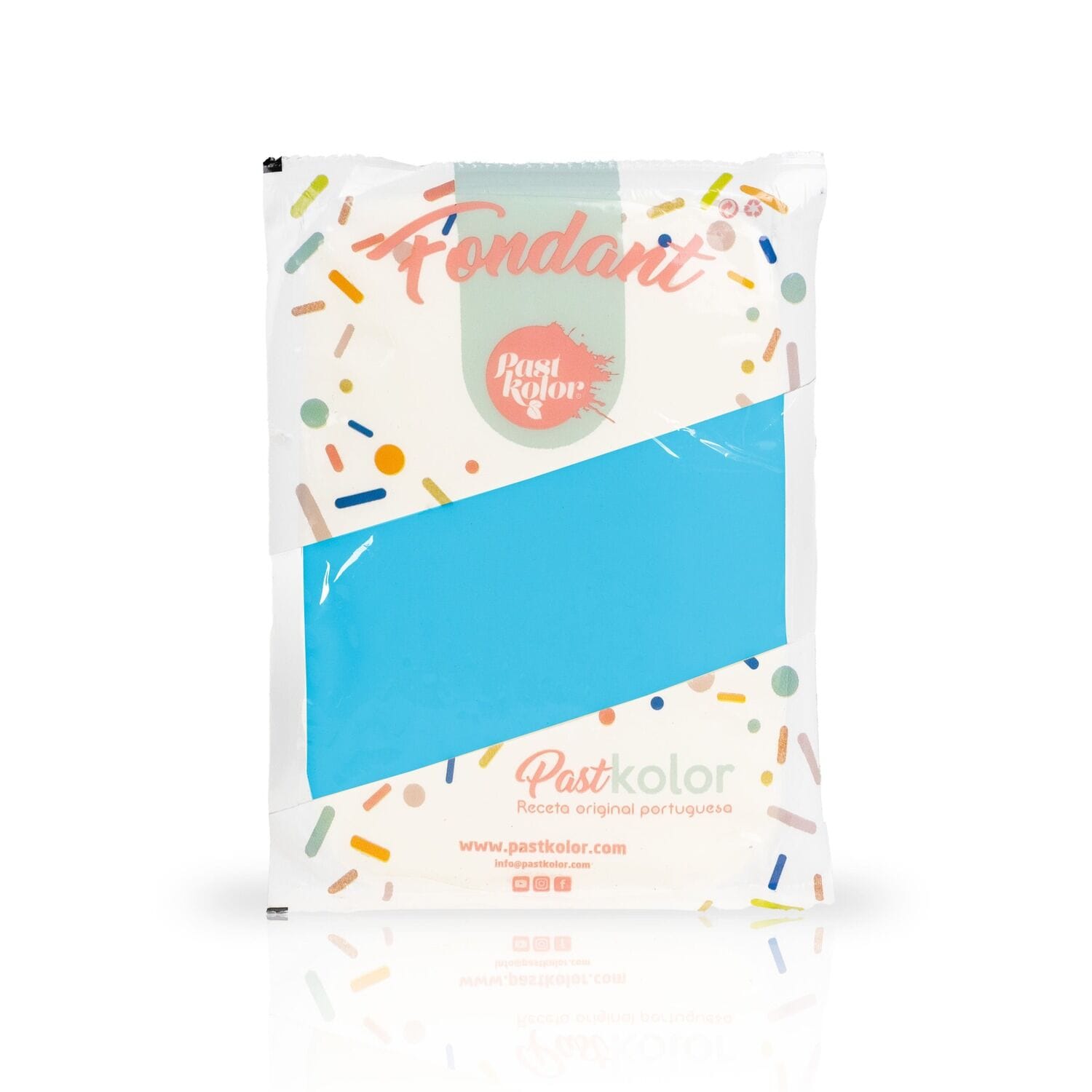 Fondant Pastkolor Azul - 1 Kg 1 Fondant Pastkolor Azul - 1 Kg