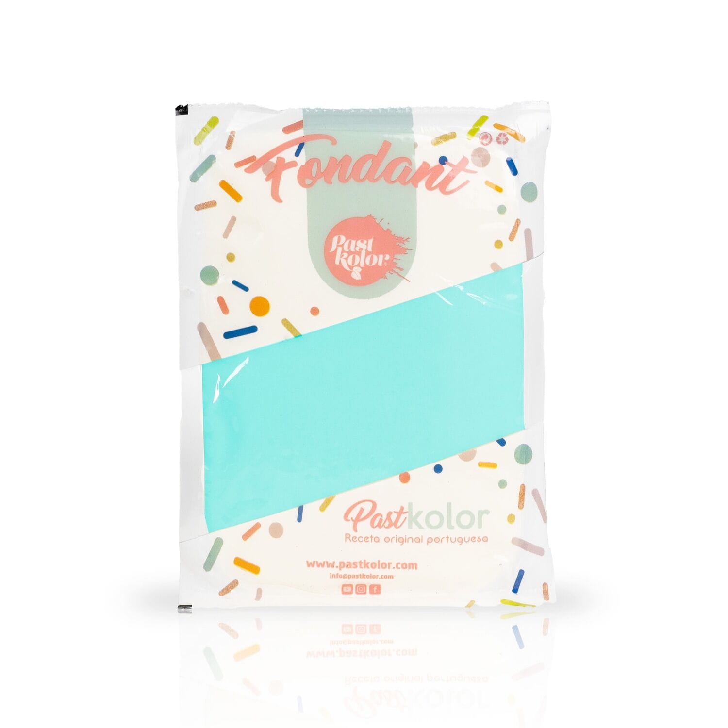 Fondant Pastkolor Azul Cielo - 1 Kg 1 Fondant Pastkolor Azul Cielo - 1 Kg