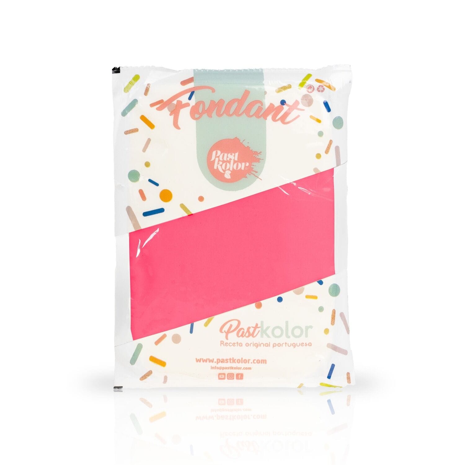Fondant Pastkolor Fucsia - 250 G 1 Fondant Pastkolor Fucsia - 250 G