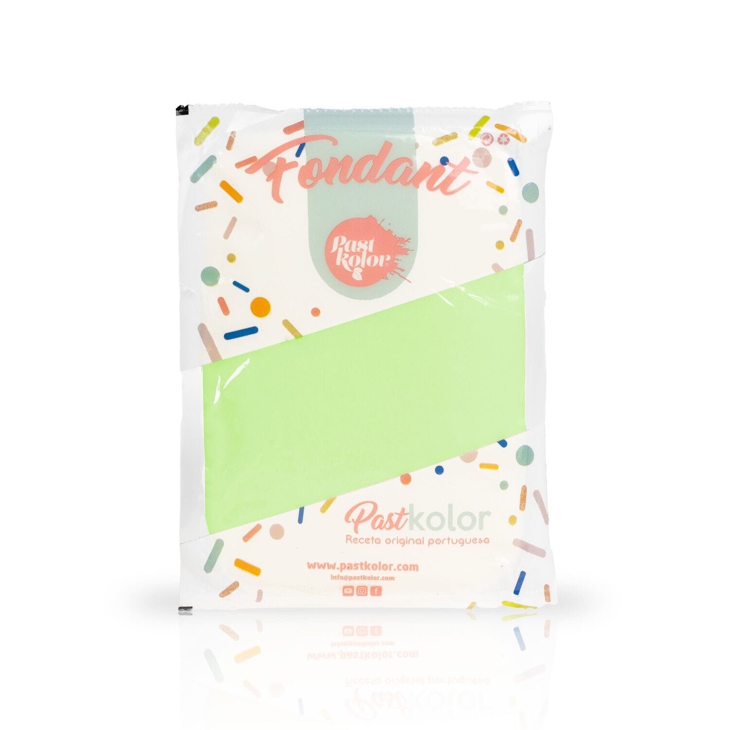 Fondant Pastkolor Verde Pastel - 250 G 1 Fondant Pastkolor Verde Pastel - 250 G