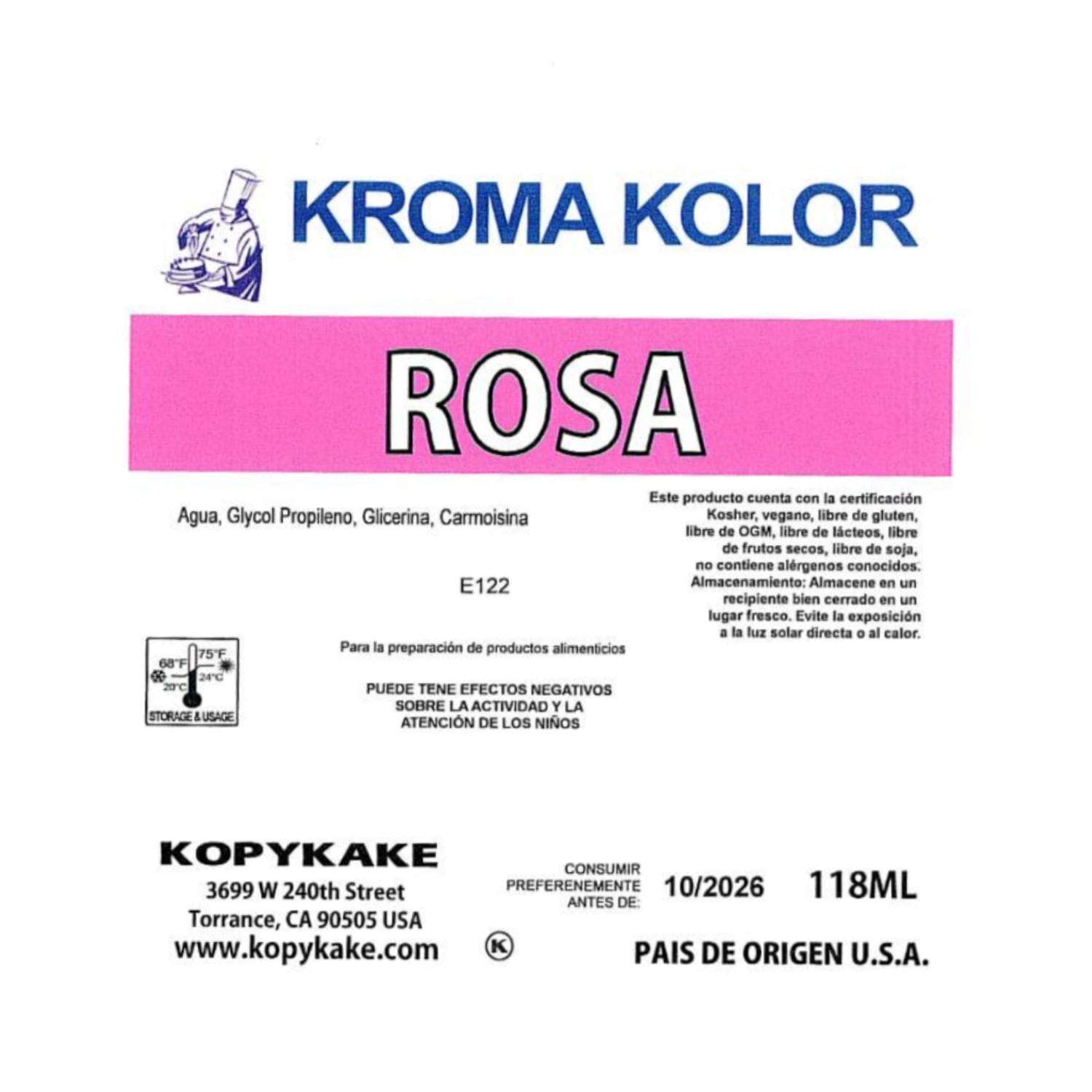 Colorante Aerografo "kroma Kolor" Kopykake - Rosa (118 Ml) 2 Colorante Aerografo "kroma Kolor" Kopykake - Rosa (118 Ml) - Imagen 2