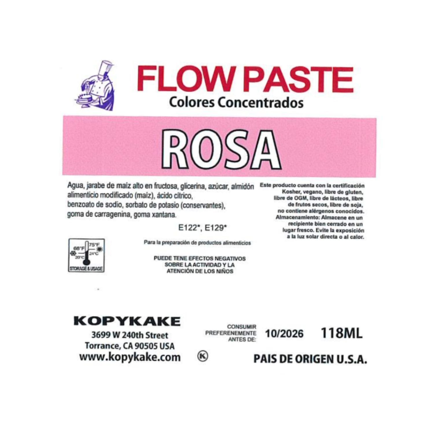 Colorante En Gel "flow Paste" Kopykake - Rosa (118 Ml) 3 Colorante En Gel "flow Paste" Kopykake - Rosa (118 Ml) - Imagen 3