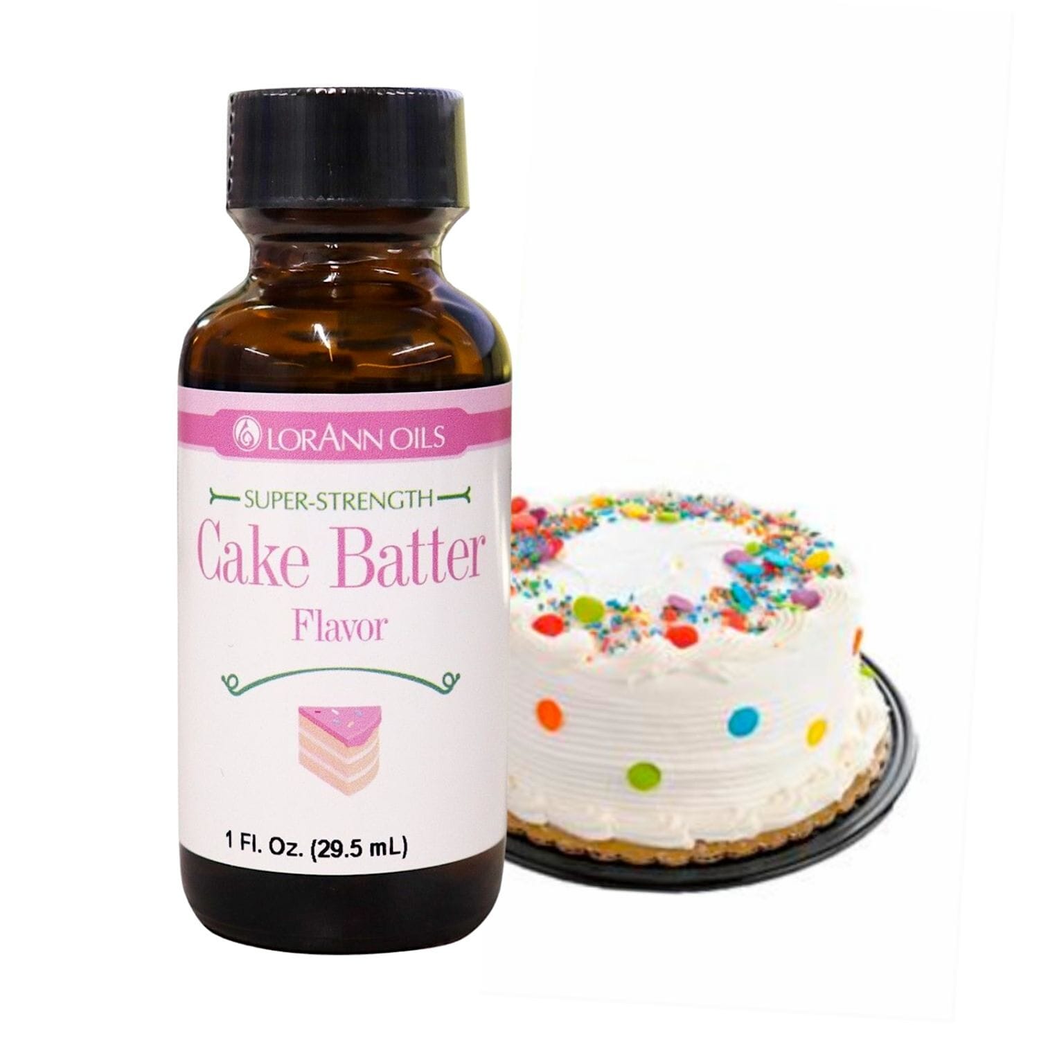 Aroma "super-strength" Lorann - Tarta / Cake Batter (29,5 Ml) 1 Aroma "super-strength" Lorann - Tarta / Cake Batter (29,5 Ml)