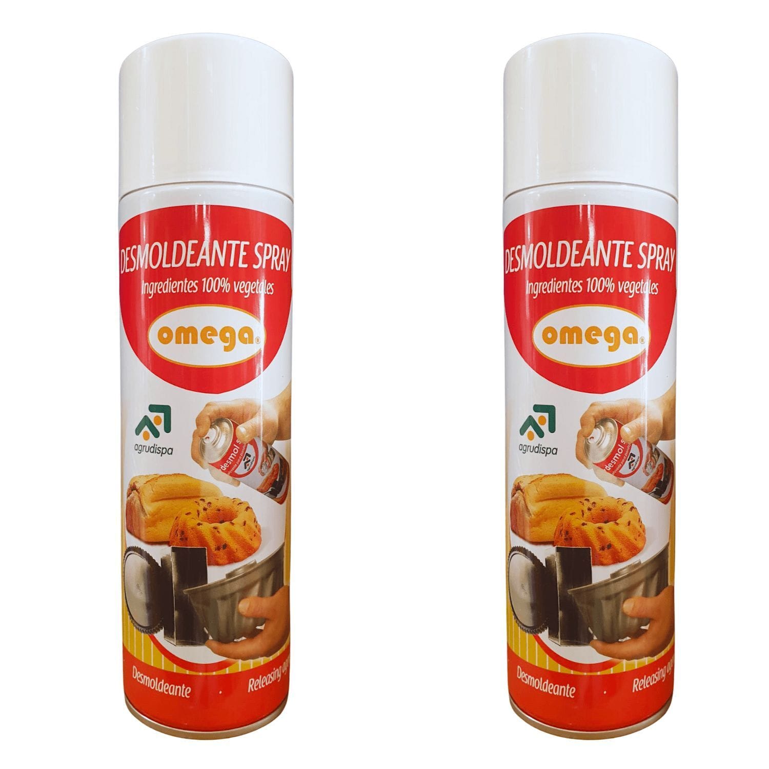 Spray Desmoldante Omega - 500 Ml (2 Unidades) 1 Spray Desmoldante Omega - 500 Ml (2 Unidades)