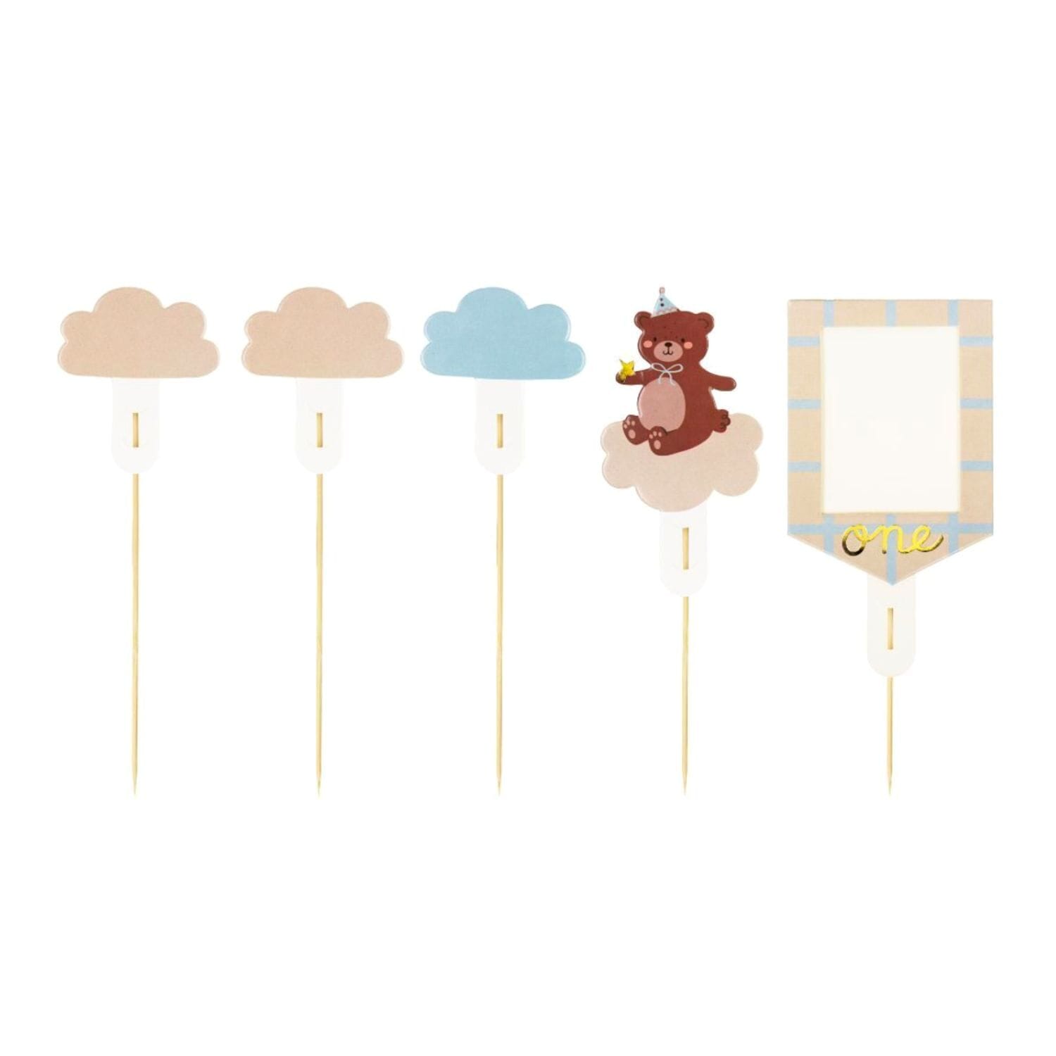 Topper Para Tarta Partydeco - Osito "teddy" 1 Topper Para Tarta Partydeco - Osito "teddy"
