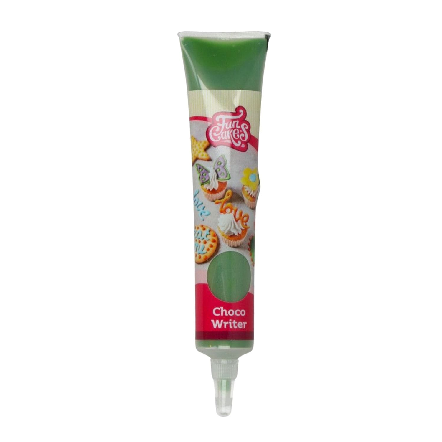 Tubo Escritor "choco Writer" Funcakes - Verde (25 G) 3 Tubo Escritor "choco Writer" Funcakes - Verde (25 G) - Imagen 3