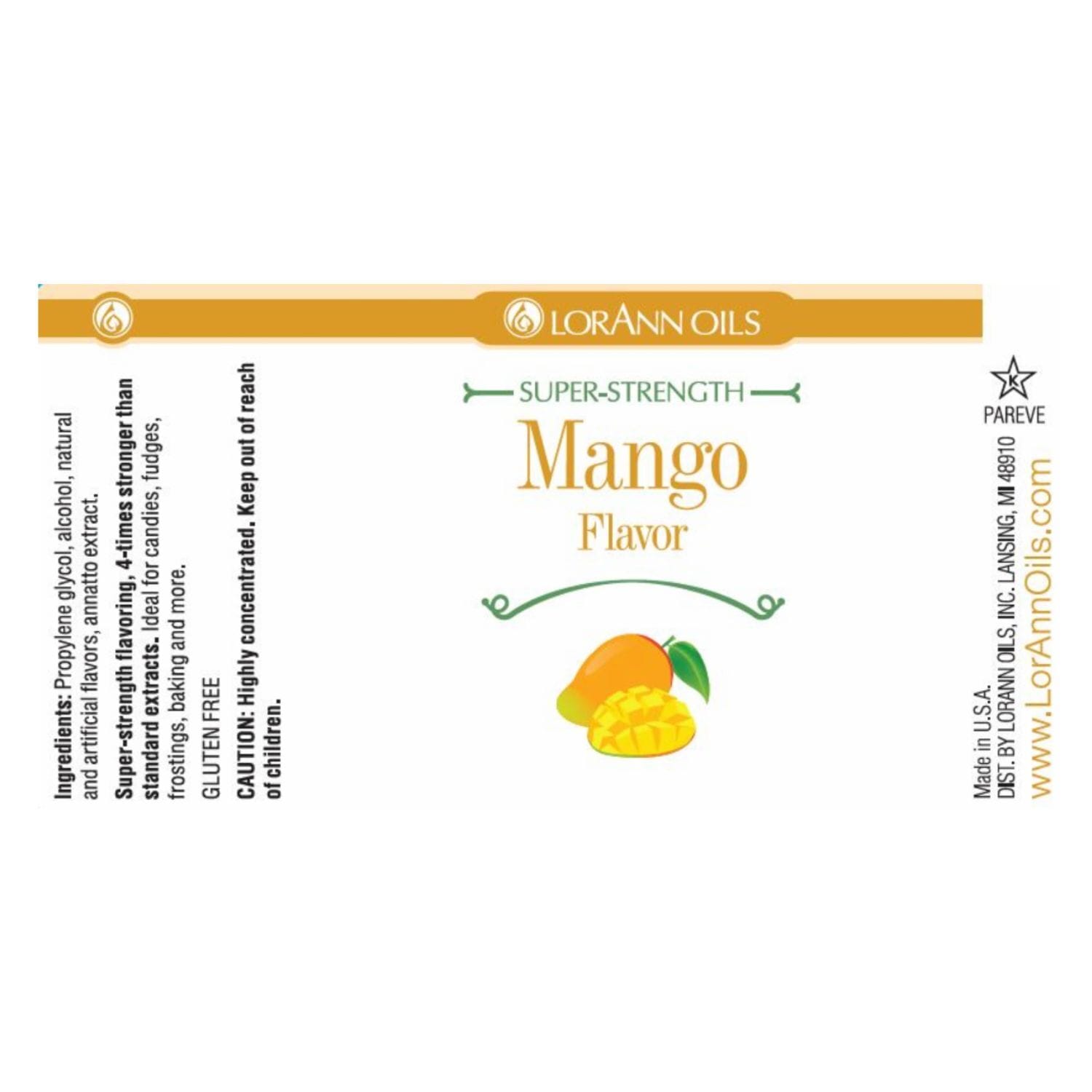 Aroma "super-strength" Lorann - Mango (29,5 Ml) 2 Aroma "super-strength" Lorann - Mango (29,5 Ml) - Imagen 2