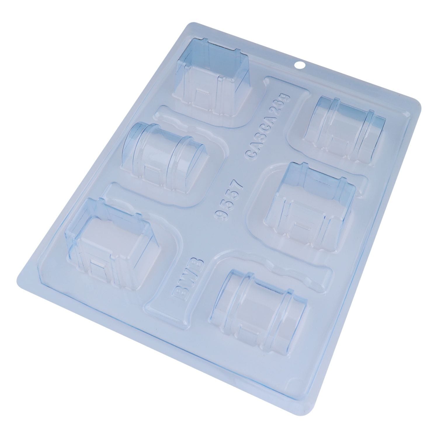 Molde Para Chocolate Bwb - Cofres Del Tesoro (6 Cavidades) 1 Molde Para Chocolate Bwb - Cofres Del Tesoro (6 Cavidades)