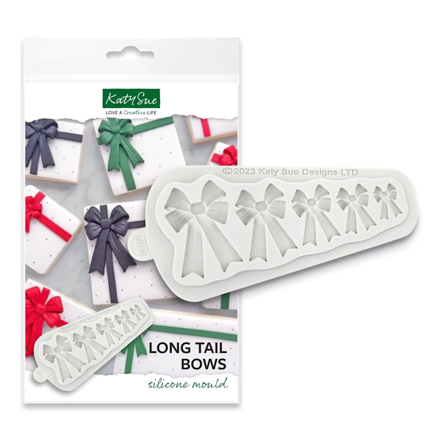 Molde Silicona Katy Sue - Lazos Con Cinta Larga / "long Tail Bows" 1 Molde Silicona Katy Sue - Lazos Con Cinta Larga / "long Tail Bows"