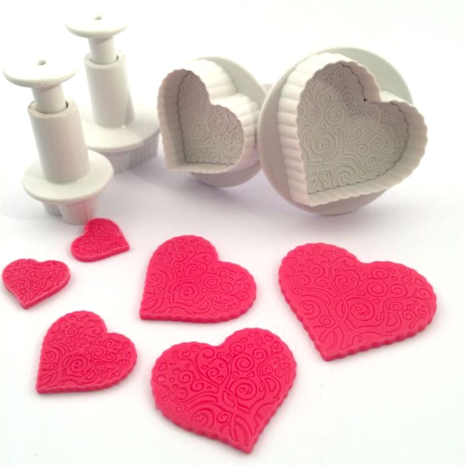 Set Cortadores Dekofee - Corazones Decorados 1 Set Cortadores Dekofee - Corazones Decorados