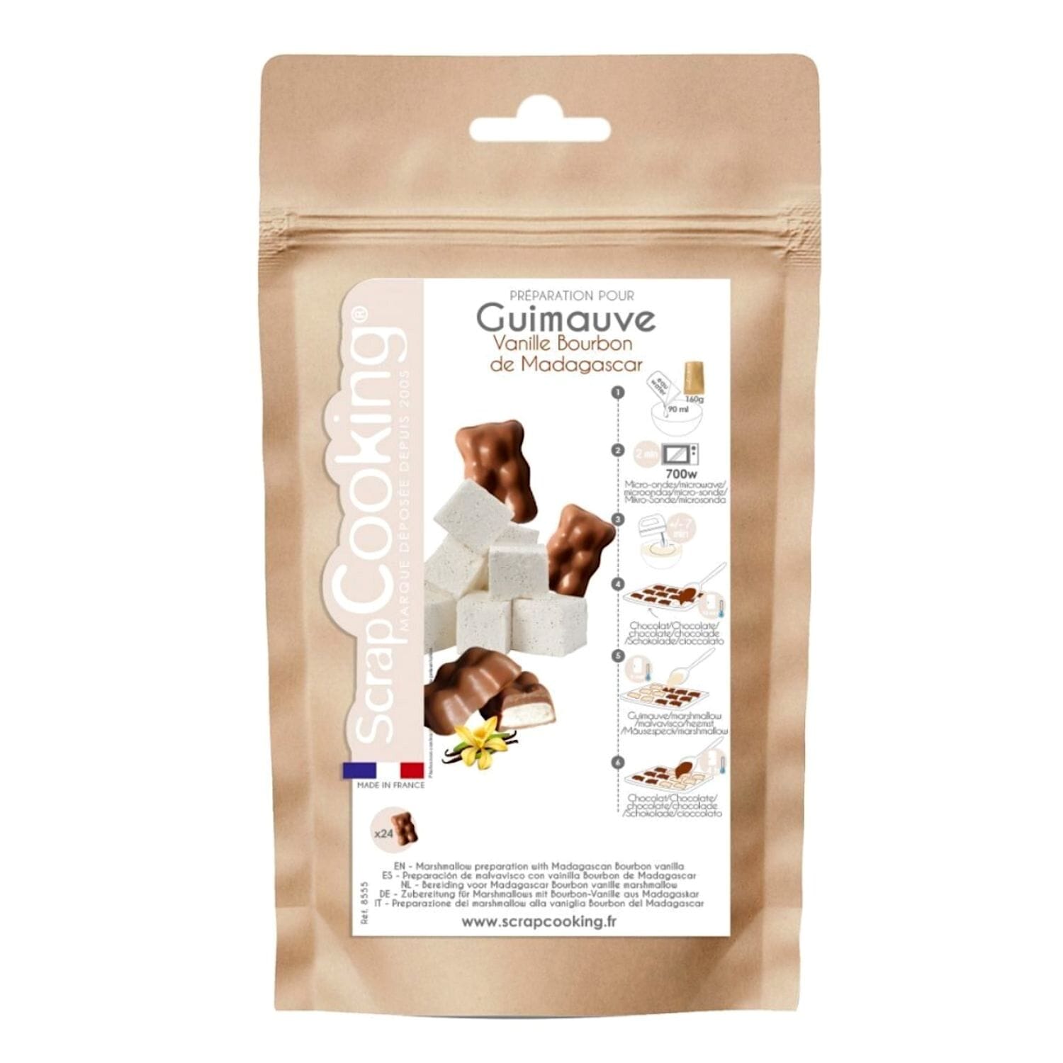 Preparado Para Marshmallow De Vainilla Scrapcooking - 160 G 1 Preparado Para Marshmallow De Vainilla Scrapcooking - 160 G