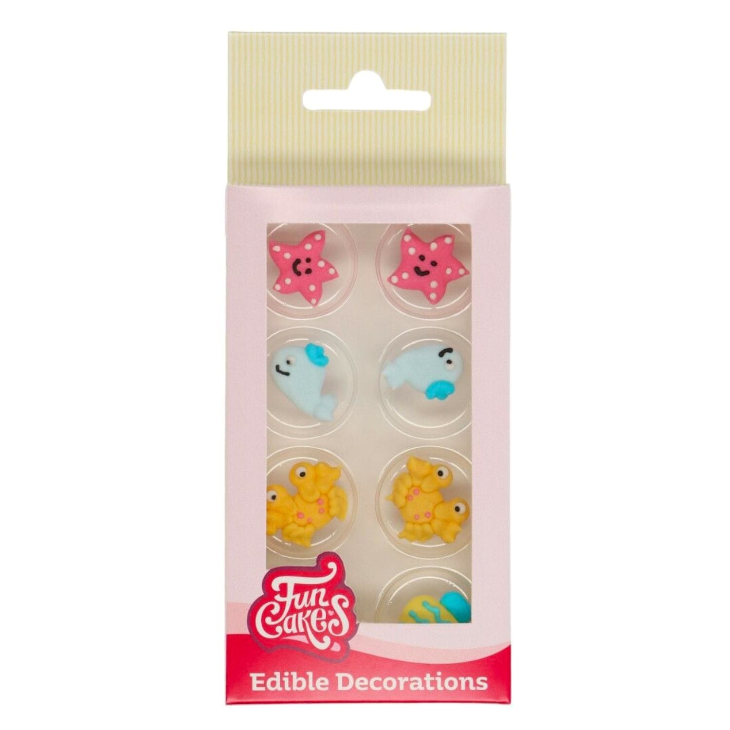 DECORACIONES DE AZUCAR FUNCAKES - ANIMALES MARINOS 1 DECORACIONES DE AZUCAR FUNCAKES - ANIMALES MARINOS