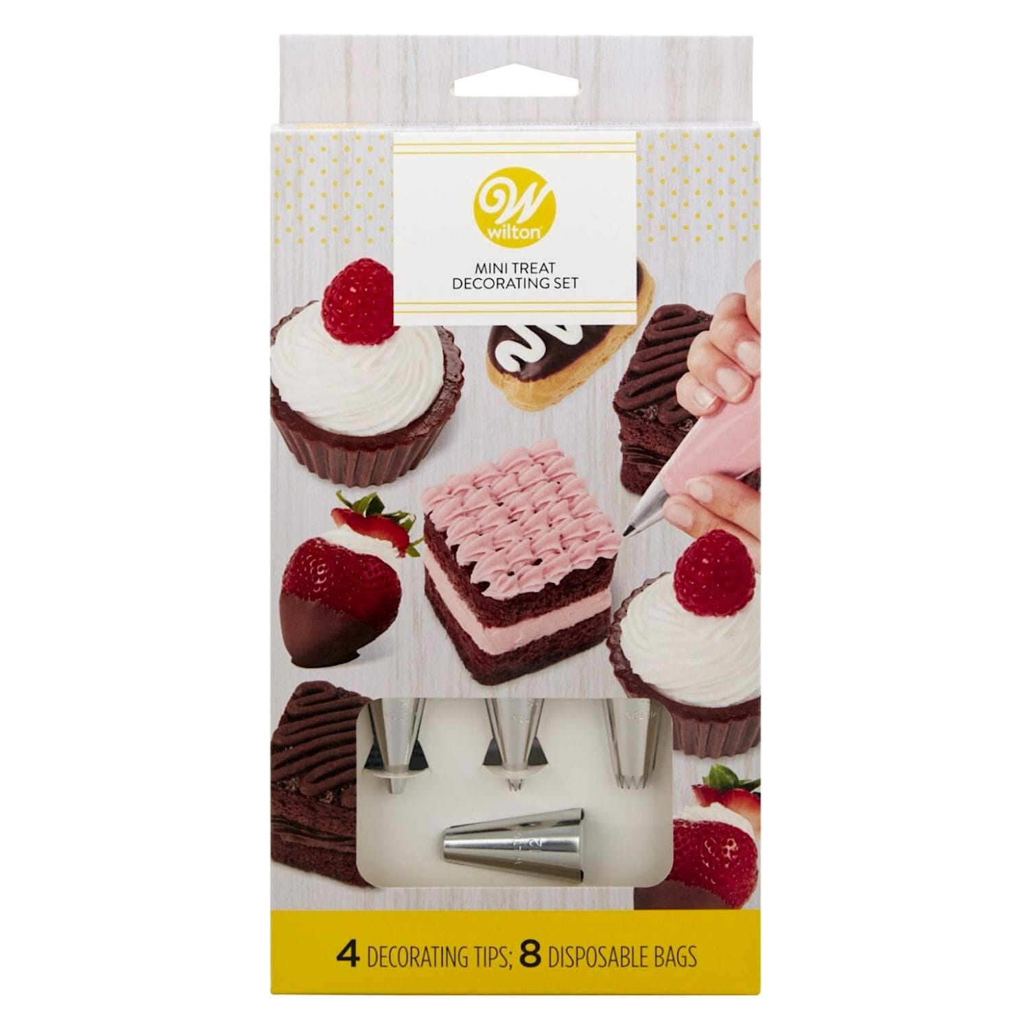 Set Boquillas Y Mangas Pasteleras Mini Postres - Wilton 1 Set Boquillas Y Mangas Pasteleras Mini Postres - Wilton