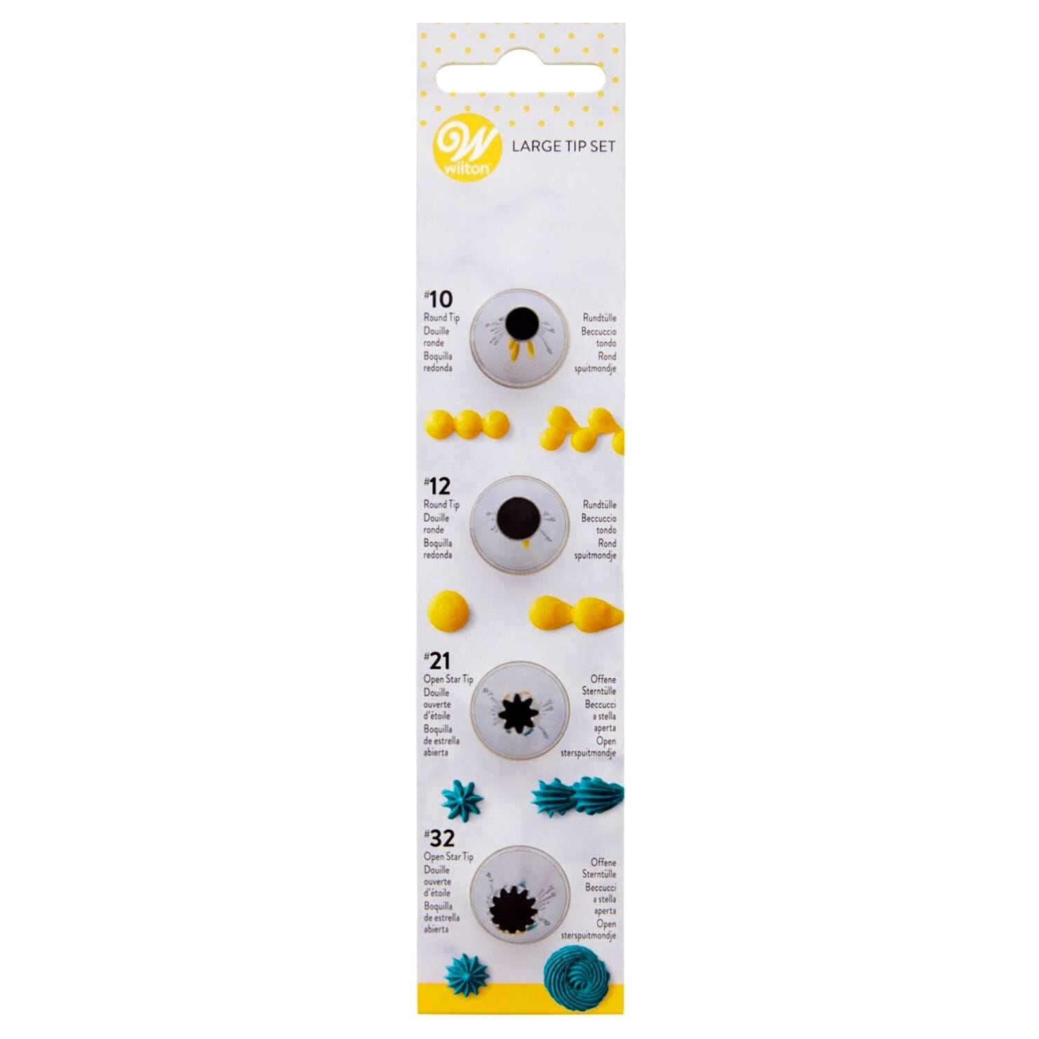 Set Boquillas Grandes Wilton 1 Set Boquillas Grandes Wilton