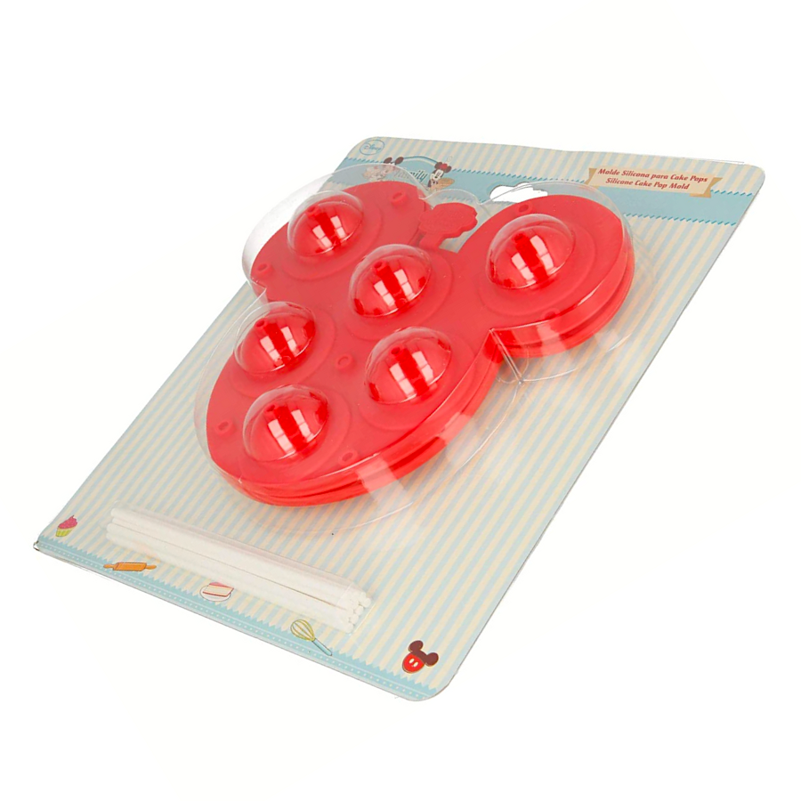 Molde De Silicona Para 6 Cake Pops "family Bakery Disney" + Sticks 2 Molde De Silicona Para 6 Cake Pops "family Bakery Disney" + Sticks - Imagen 2