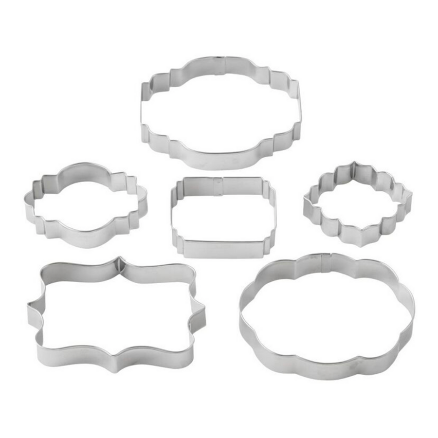 Set Cortadores Para Placas (orlas) Wilton 2 Set Cortadores Para Placas (orlas) Wilton - Imagen 2