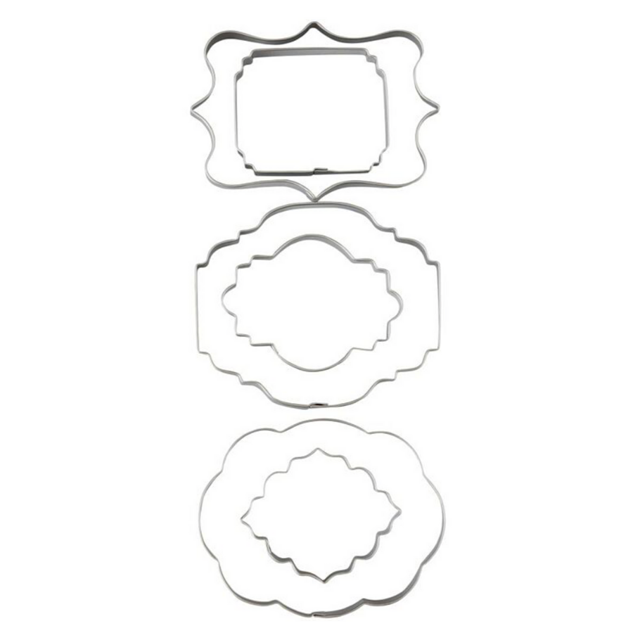 Set Cortadores Para Placas (orlas) Wilton 3 Set Cortadores Para Placas (orlas) Wilton - Imagen 3