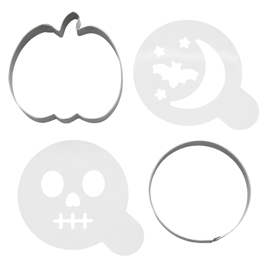 Set Cortadores Y Stencils Wilton - Galletas Halloween 3 Set Cortadores Y Stencils Wilton - Galletas Halloween - Imagen 3