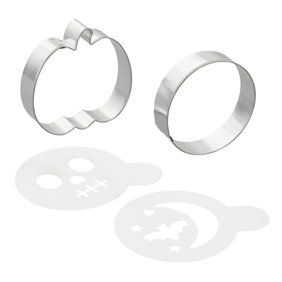 Set Cortadores Y Stencils Wilton - Galletas Halloween 2 Set Cortadores Y Stencils Wilton - Galletas Halloween - Imagen 2