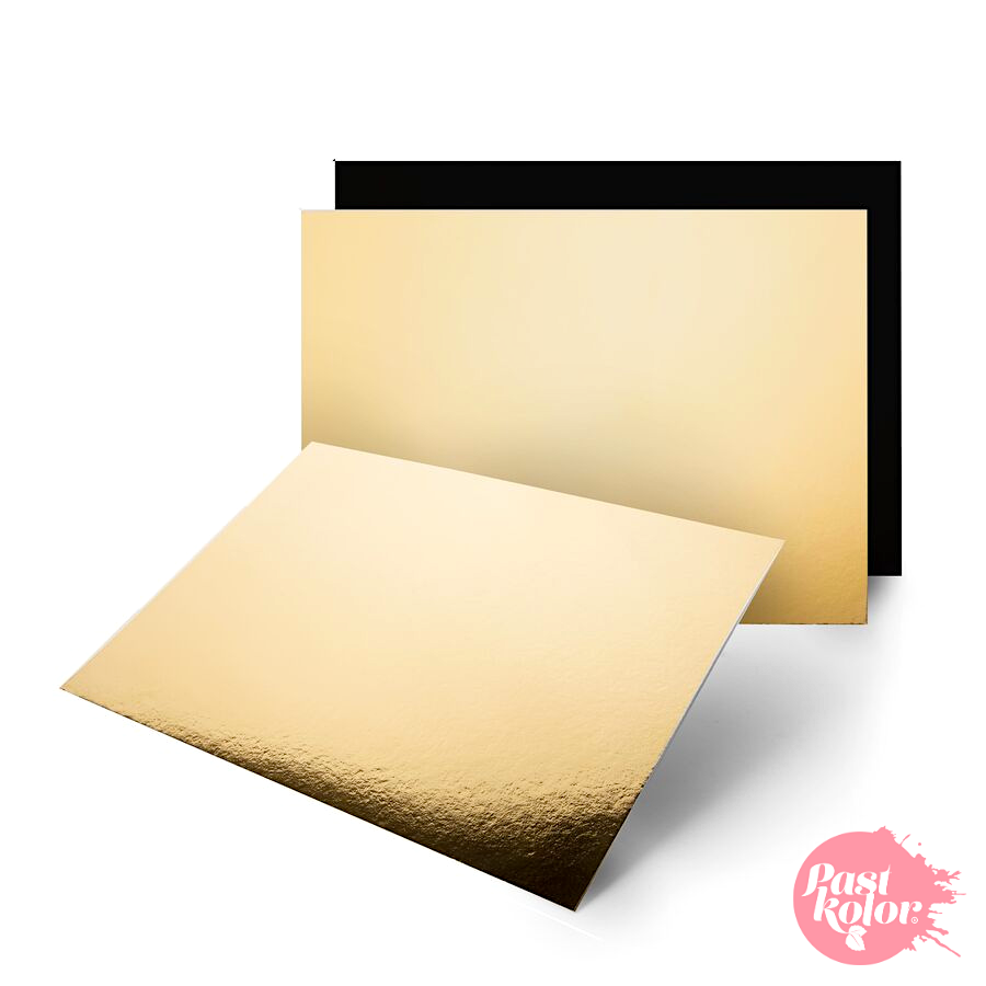 Base De Tarta Rectangular Oro 3 Base De Tarta Rectangular Oro - Imagen 3