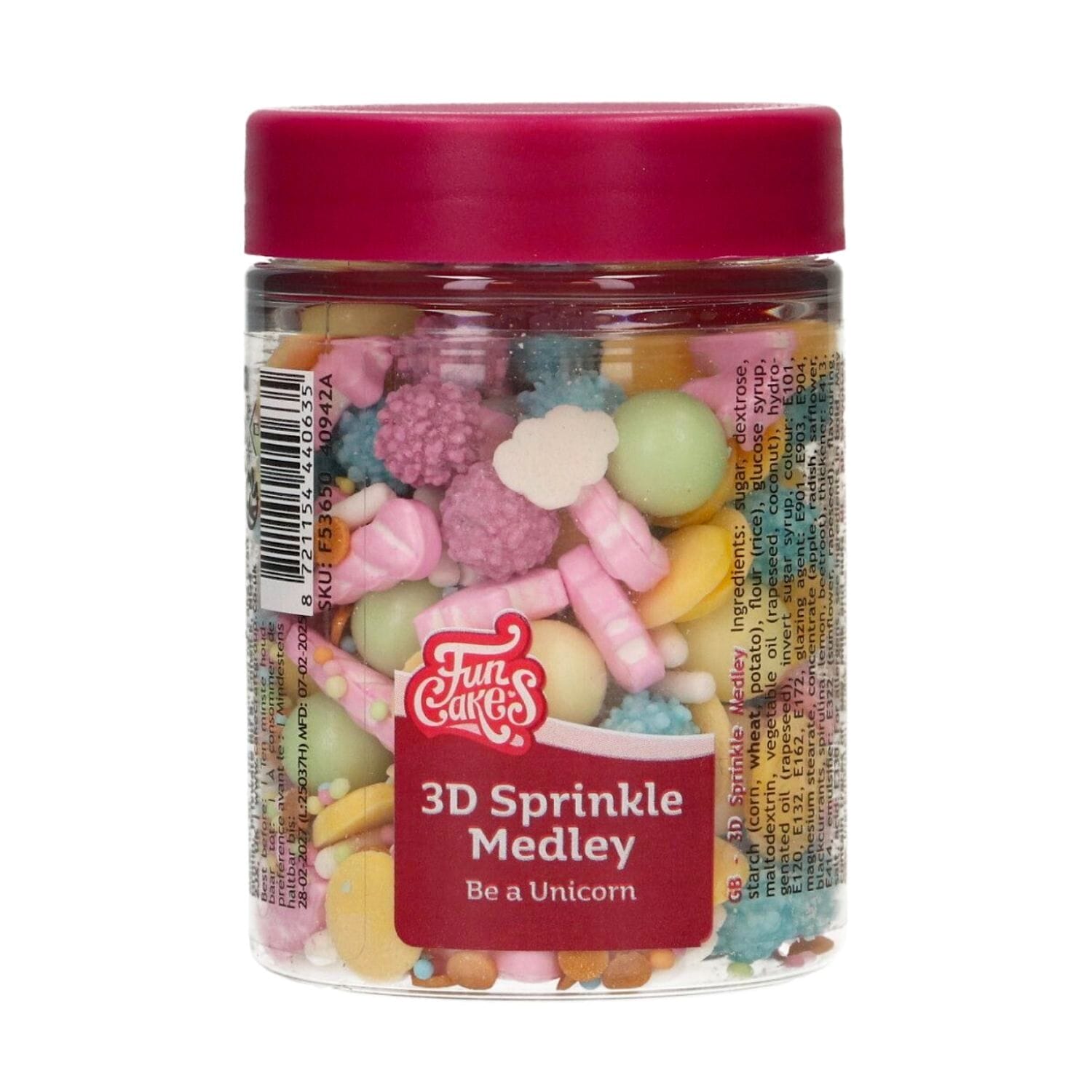 Sprinkles 3d Funcakes - Be A Unicorn (70 G) 4 Sprinkles 3d Funcakes - Be A Unicorn (70 G) - Imagen 4