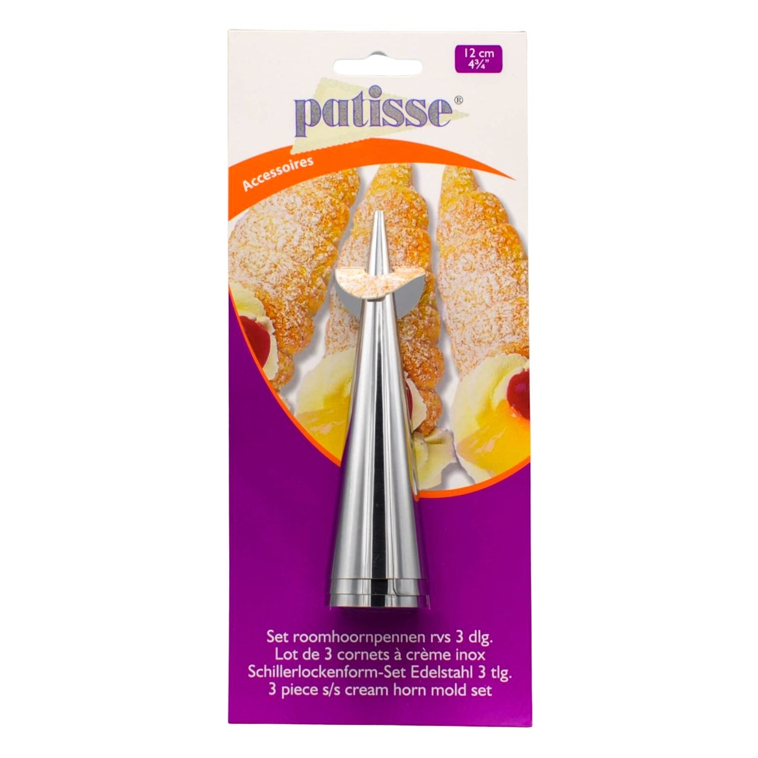 Set Moldes Conos De Crema - Patisse 3 Set Moldes Conos De Crema - Patisse - Imagen 3