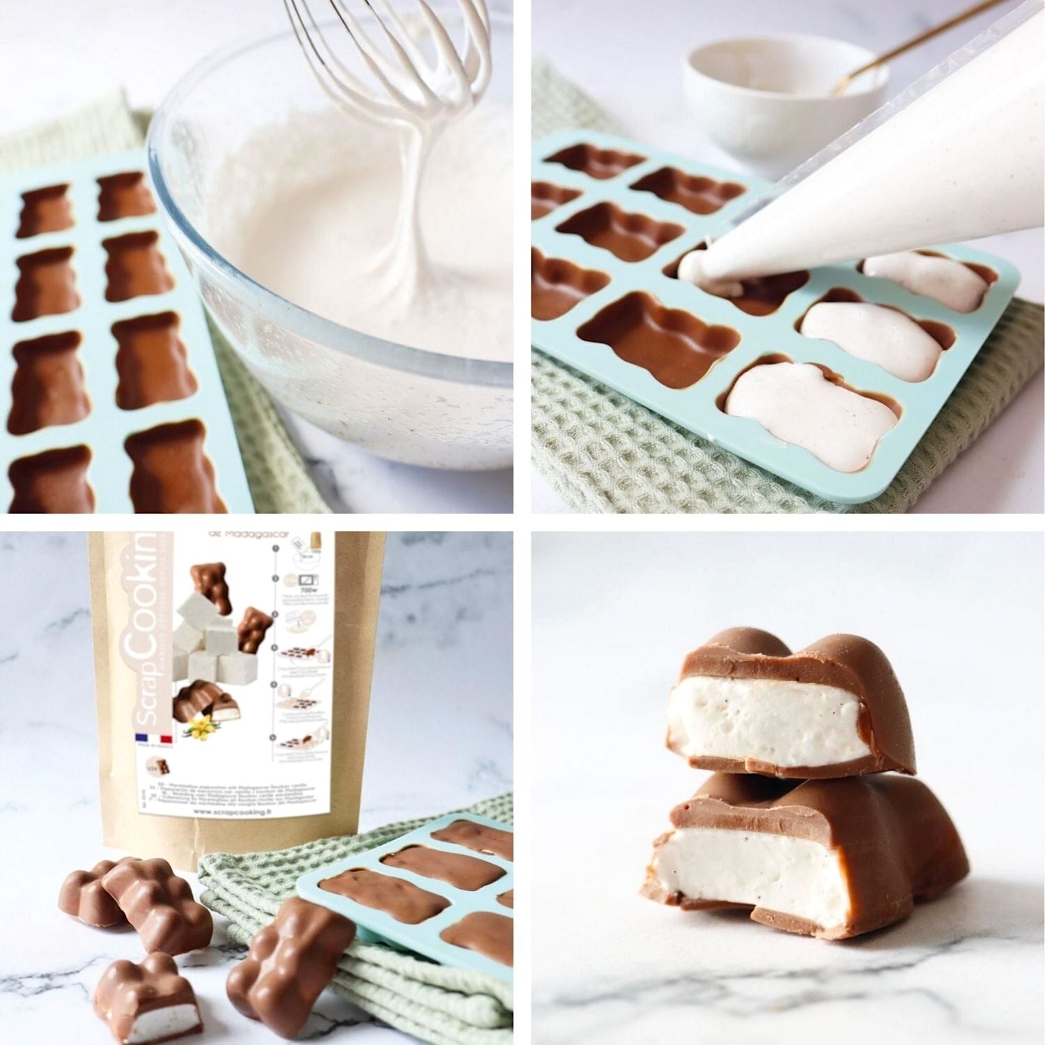 Preparado Para Marshmallow De Vainilla Scrapcooking - 160 G 2 Preparado Para Marshmallow De Vainilla Scrapcooking - 160 G - Imagen 2