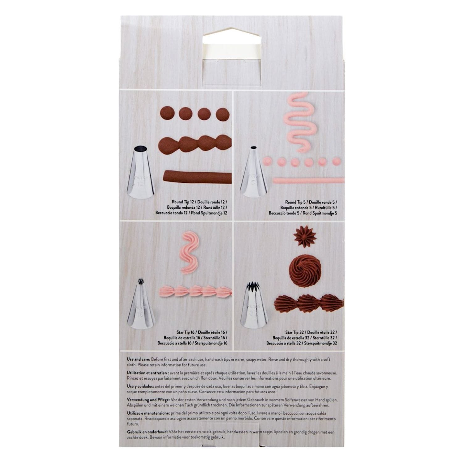 Set Boquillas Y Mangas Pasteleras Mini Postres - Wilton 3 Set Boquillas Y Mangas Pasteleras Mini Postres - Wilton - Imagen 3