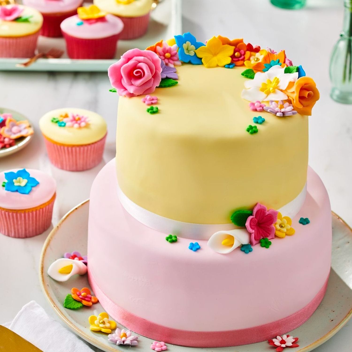 Multipack Fondant Funcakes - Tonos Rosas (5 X 100 G) 2 Multipack Fondant Funcakes - Tonos Rosas (5 X 100 G) - Imagen 2