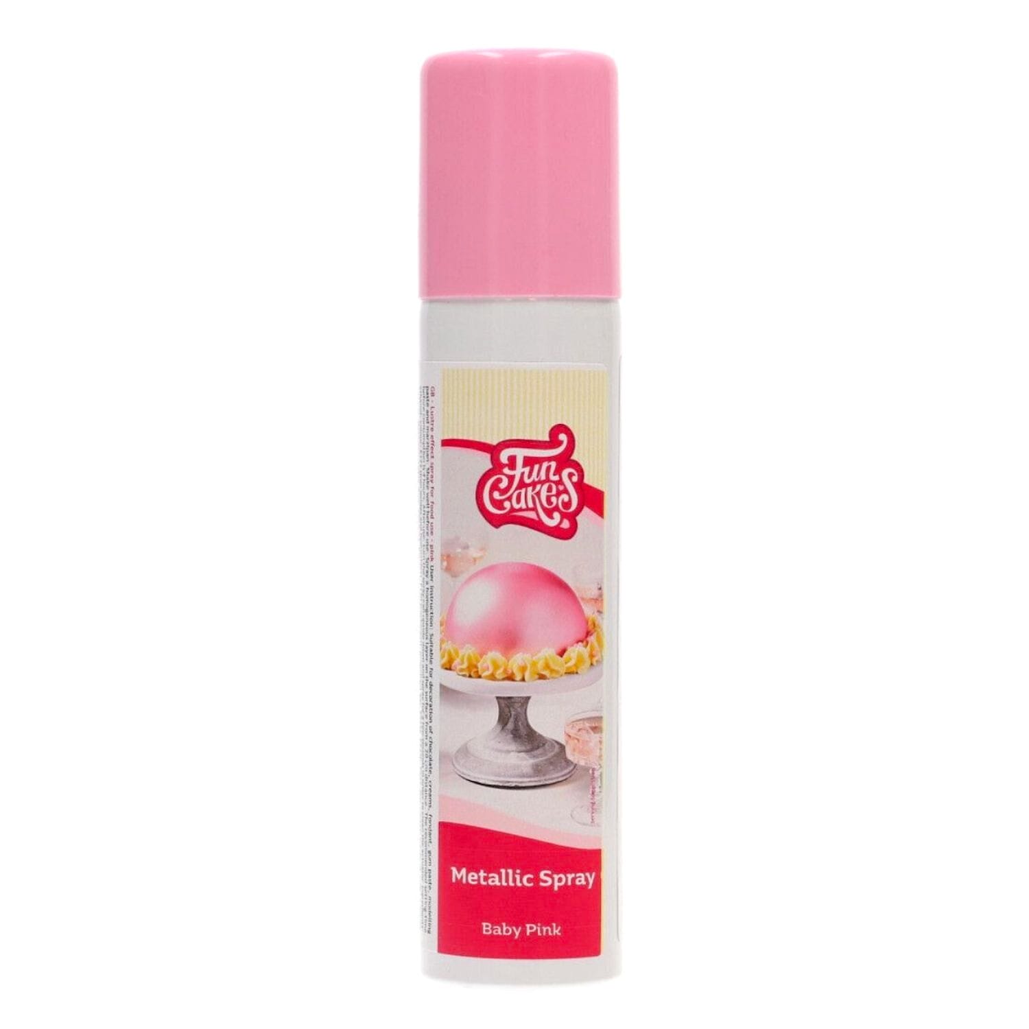 SPRAY METALICO FUNCAKES - ROSA BEBE BRILLANTE (100 ML) 1 SPRAY METALICO FUNCAKES - ROSA BEBE BRILLANTE (100 ML)